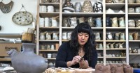 This L.A. ceramist's vessels offer joy in uncertain times. Thank her 'weird imagination'