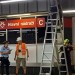 Ve stanici metra Hlavní nádraží spadl kus stropu. Nehoda omezila provoz
